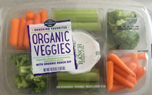 Mann Packing Voluntarily Issuing Class 1 Recall of Organic Veggies Snacking Tray (Milk)